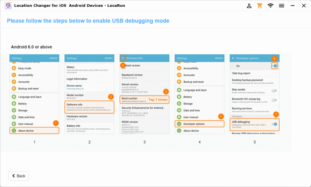 Android USB debugging mode