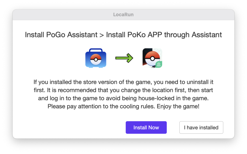 Install PoGo Assistant