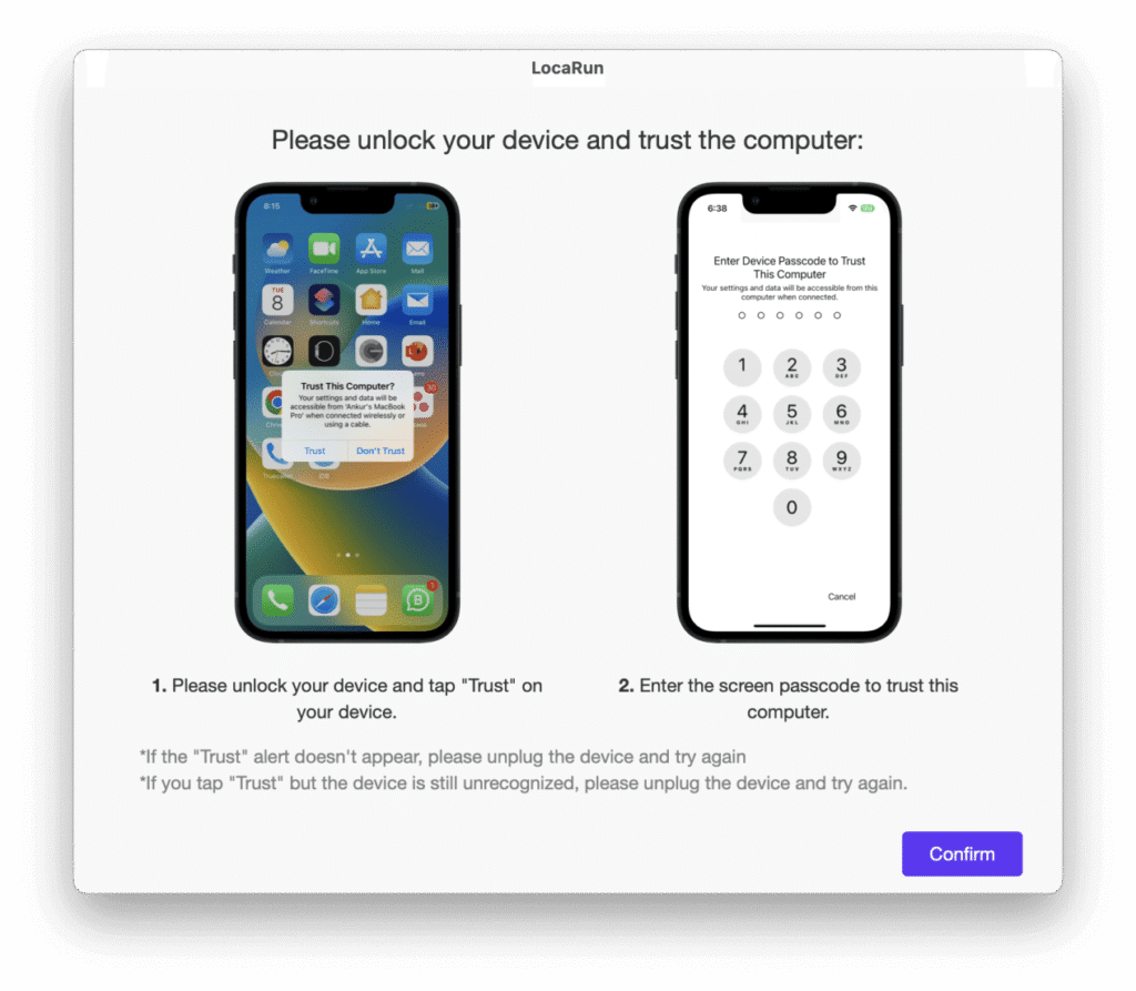 unlock your device