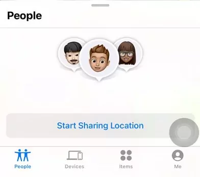 stop sharing location in Find My app