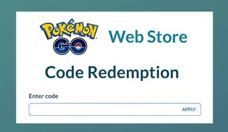 Pokémon Go code redemption