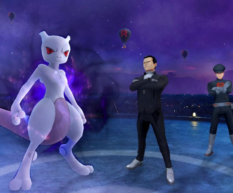 Shadow Mewtwo via Giovanni