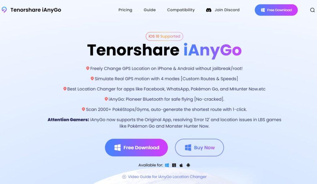 Tenorshare iAnyGo