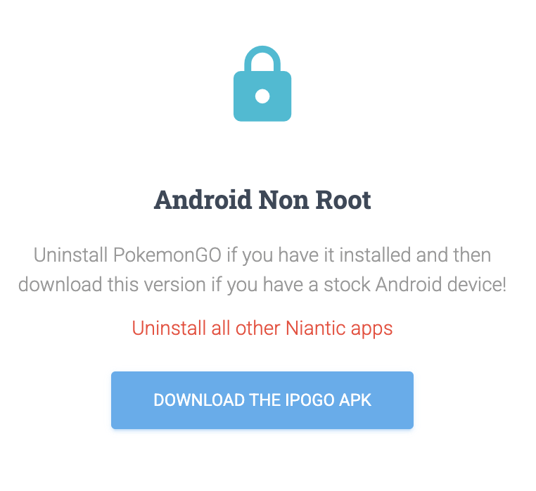 iPogo for non-rooted Android