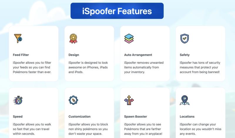 iSpoofer features iSpoofer features