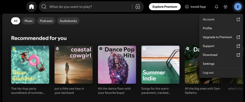 Spotify account Spotify account