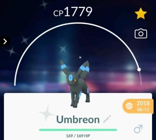Evolve your Eevee to Umbreon