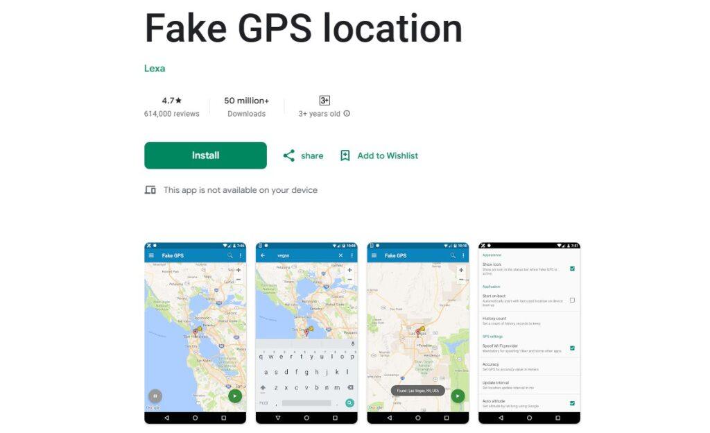Fake GPS Location