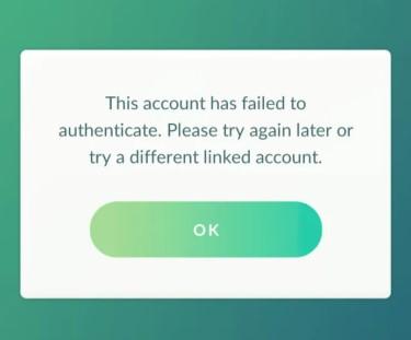 PGSharp Authentication Failed