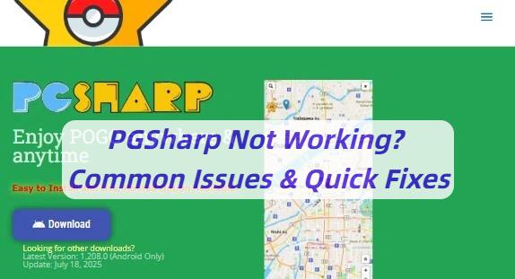PGSharp Not Working