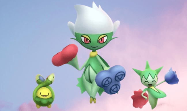 The Budew, Roselia, and Roserade Line