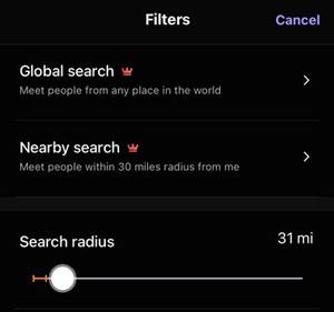 Hily global search Hily global search
