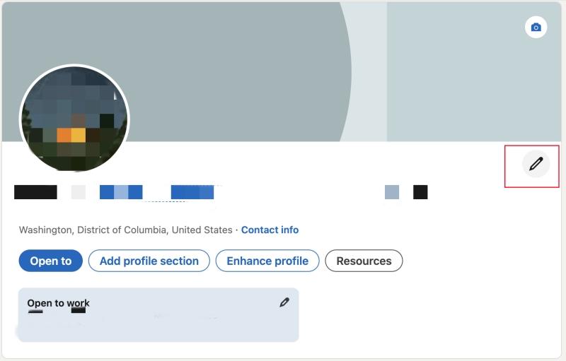 LinkedIn edit profile LinkedIn edit profile