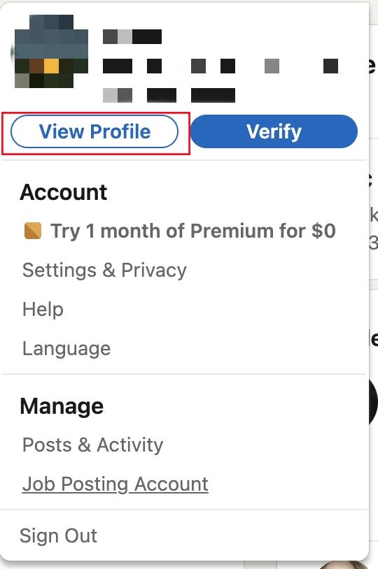 LinkedIn view profile LinkedIn view profile