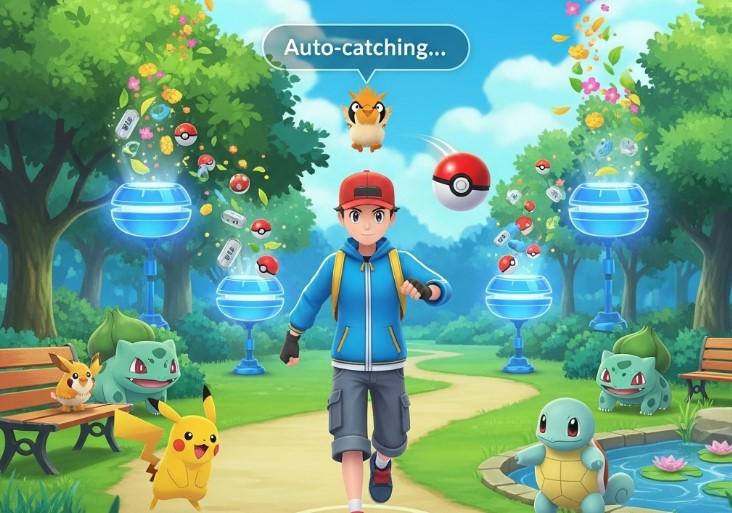 Auto-Walk & Auto-Catch