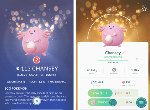 Lucky Pokémon