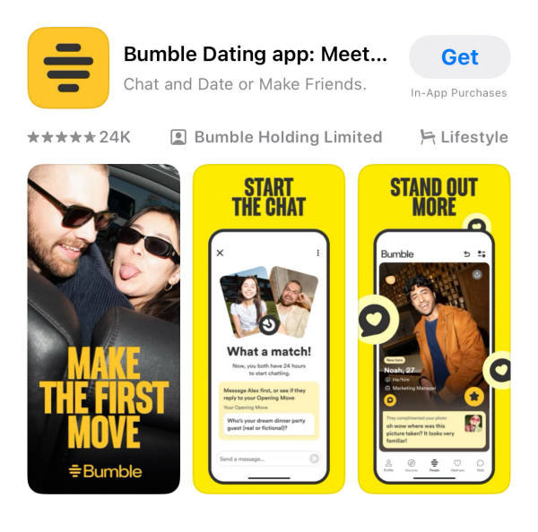 update or reinstall Bumble app