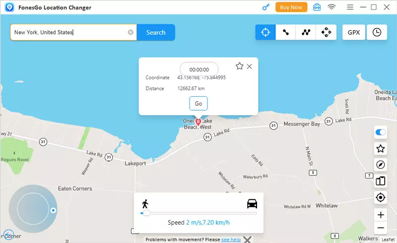 FonesGo change location FonesGo change location