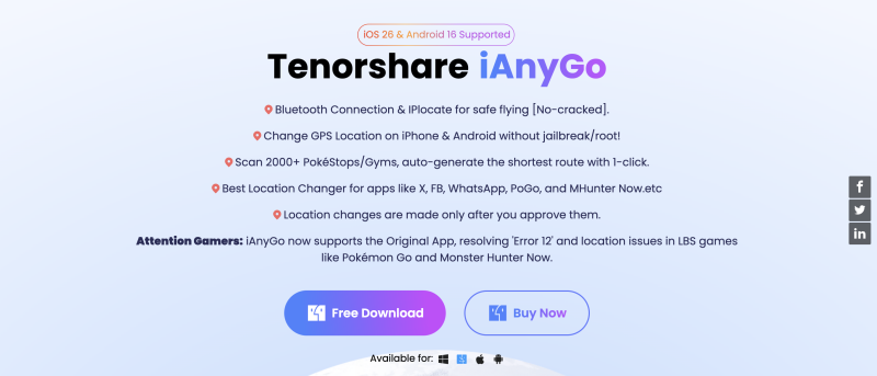 Tenorshare iAnyGo Tenorshare iAnyGo